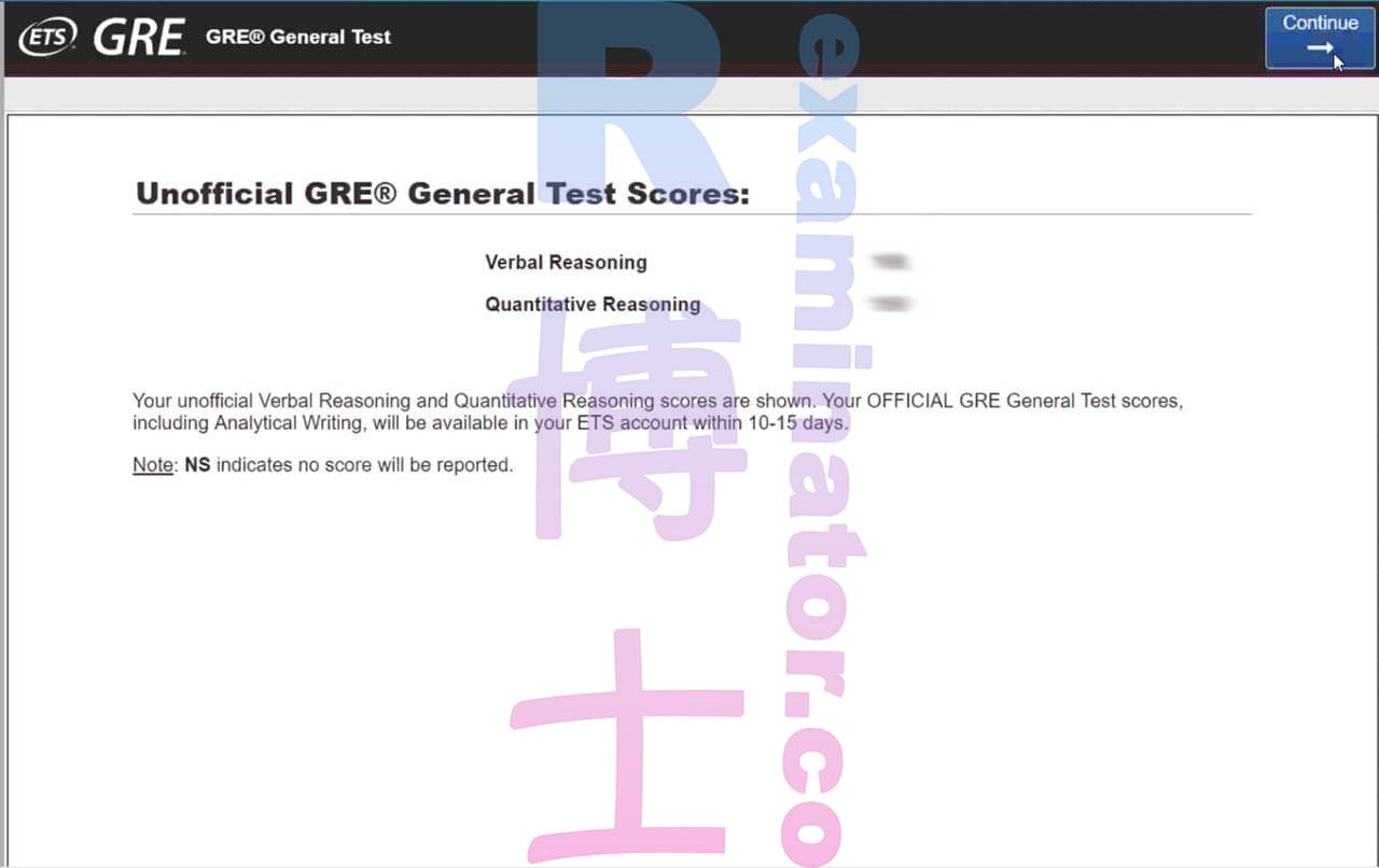 score image for GREでの不正行為 success story #78