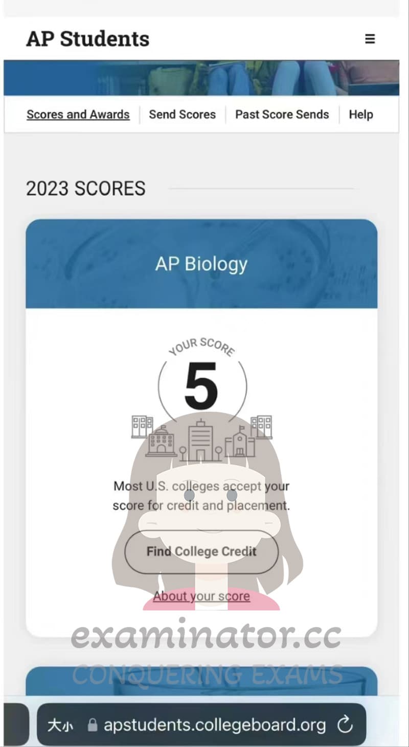 score image for Advanced Placementでの不正行為 success story #631